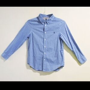 Ralph Lauren Plaid Boys Button-up  Sz L (14-16)